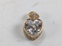 14K Gold Heart Pendant