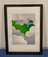 Thom De Jong "Flying Over" Relief Print
