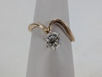 14K Yellow Gold Diamond Ring