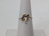 14K Yellow Gold "Love" Ring