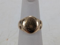 14K Yellow Gold Ring w/ Diamond Accents