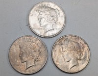 (3) US Liberty $1 Coins