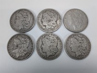 (6) US Morgan $1 Coins