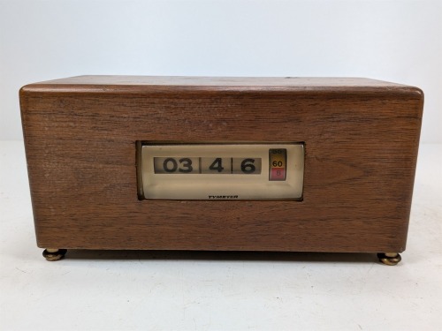 (2) Numechron Tymeter Clocks