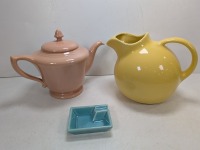 (3) Franciscan Ware Pottery