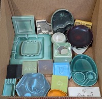 "Rockwood" Ceramic Ashtrays & Tiles
