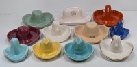 Ceramic Hat Ashtrays