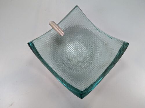 Stephen Schlanser Art Glass Ashtray