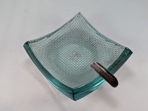 Stephen Schlanser Art Glass Ashtray