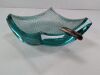 Stephen Schlanser Art Glass Ashtray - 2