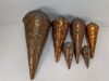 Copper Ice Cream Display Figurals