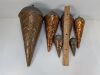 Copper Ice Cream Display Figurals - 2