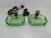 (2) Uranium Glass Lighters
