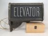 Metal Light-Up "Elevator" Sign w/ Switch - 5