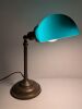 Brass Bankers Lamp - 4
