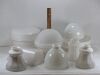 Milk Glass Like Lamp Shades - 2