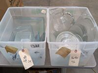 (2) Ctns of Glass Dishware