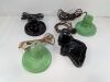 Electric Jadeite & Other Lighters w/ Ashtray's