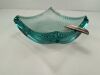 Stephen Schlanser Art Glass Ashtray - 2