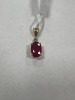 18K Gold, Ruby & Diamond Pendant (Pompano Beach, FL) - 4