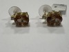 18K Gold, Zultanite & Diamond Earrings (Pompano Beach, FL) - 2