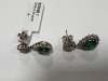 18K Gold, Emerald & Diamond Earrings (Pompano Beach, FL) - 2