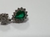 18K Gold, Emerald & Diamond Earrings (Pompano Beach, FL) - 6