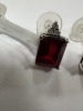 18K Gold, Ruby & Diamond Earrings (Pompano Beach, FL) - 4