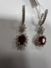18K Gold, Ruby & Diamond Earrings (Pompano Beach, FL) - 10