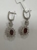 18K Gold, Ruby & Diamond Earrings (Pompano Beach, FL) - 13