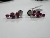 18K Gold, Ruby & Diamond Earrings (Pompano Beach, FL) - 3
