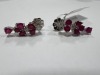 18K Gold, Ruby & Diamond Earrings (Pompano Beach, FL) - 5
