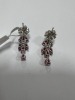 18K Gold, Ruby & Diamond Earrings (Pompano Beach, FL) - 7