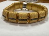 24K Gold Plated, Sterling Silver & Diamond Bracelet (Pompano Beach, FL) - 7