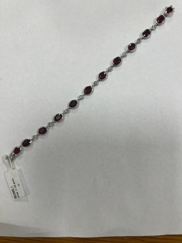 18K Gold, Ruby & Diamond Bracelet (Pompano Beach, FL)