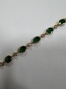 18K Gold, Emerald & Diamond Bracelet (Pompano Beach, FL)