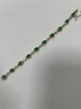 18K Gold, Emerald & Diamond Bracelet (Pompano Beach, FL) - 4