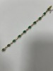 18K Gold, Emerald & Diamond Bracelet (Pompano Beach, FL) - 5