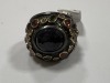 18K Gold Plated, Sterling Silver, Sapphire & Diamond Ring (Pompano Beach, FL)