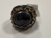 18K Gold Plated, Sterling Silver, Sapphire & Diamond Ring (Pompano Beach, FL) - 2