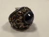 18K Gold Plated, Sterling Silver, Sapphire & Diamond Ring (Pompano Beach, FL) - 4