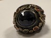 18K Gold Plated, Sterling Silver, Sapphire & Diamond Ring (Pompano Beach, FL) - 7