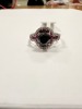 18K Gold, Black Diamond, Ruby Ring (Pompano Beach, FL) - 6