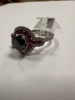 18K Gold, Black Diamond, Ruby Ring (Pompano Beach, FL) - 7