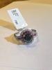 18K Gold, Black Diamond, Ruby Ring (Pompano Beach, FL) - 12