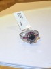 18K Gold, Black Diamond, Ruby Ring (Pompano Beach, FL) - 14