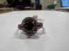 18K Gold, Black Diamond, Ruby Ring (Pompano Beach, FL) - 21