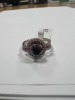 18K Gold, Black Diamond, Ruby Ring (Pompano Beach, FL) - 22
