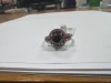 18K Gold, Black Diamond, Ruby Ring (Pompano Beach, FL) - 24