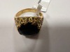 18K Gold, Sapphire & Brown Diamond Ring (Pompano Beach, FL) - 7